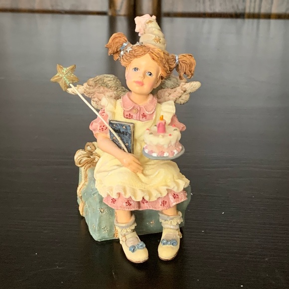 Boyds Bears Other - Boyds Bears Mary Angelwish Birthday Angel #36108 Wee Folkstone Collection 1999